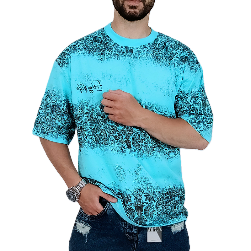 خرید تیشرت آبی آسمانی