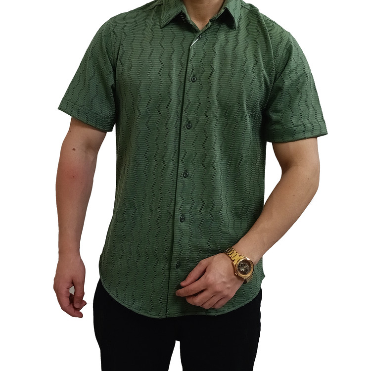 پیراهن سبز خنک با کیفیت