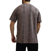 تیشرت یقه کوبایی رنگ ارکیده