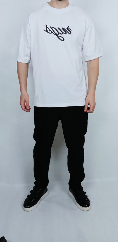 تیشرت آستین کوتاه مردانه نخ پنبه گرم بالا طرح قالی