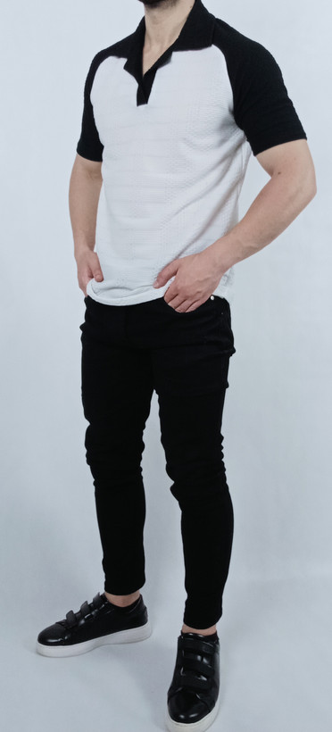 تیشرت آستین کوتاه مردانه خنک پارچه الکسی یقه انگلیسی در رنگبندی متنوع