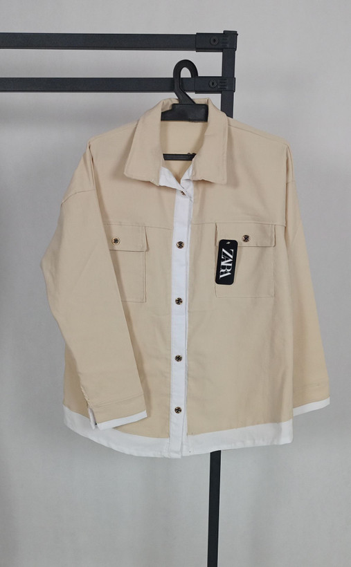 ست مام استایل زنانه نوار سفید برند zara رنگبندی خاص