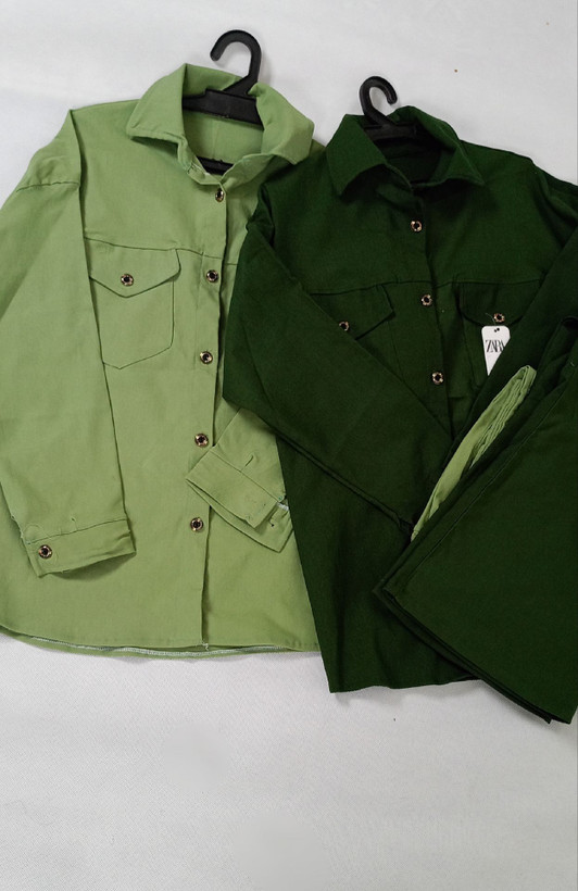 ست دمپا بوتکات سبز زنانه zara