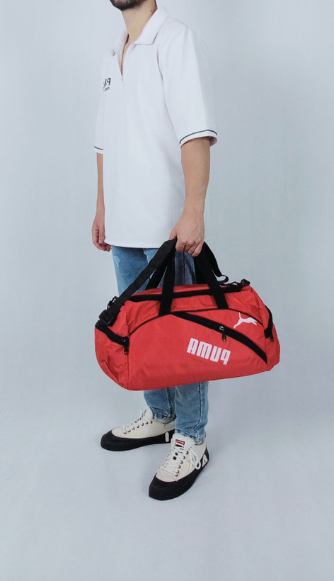 ساک ورزشی قرمز مردانه مدل پوما کپی