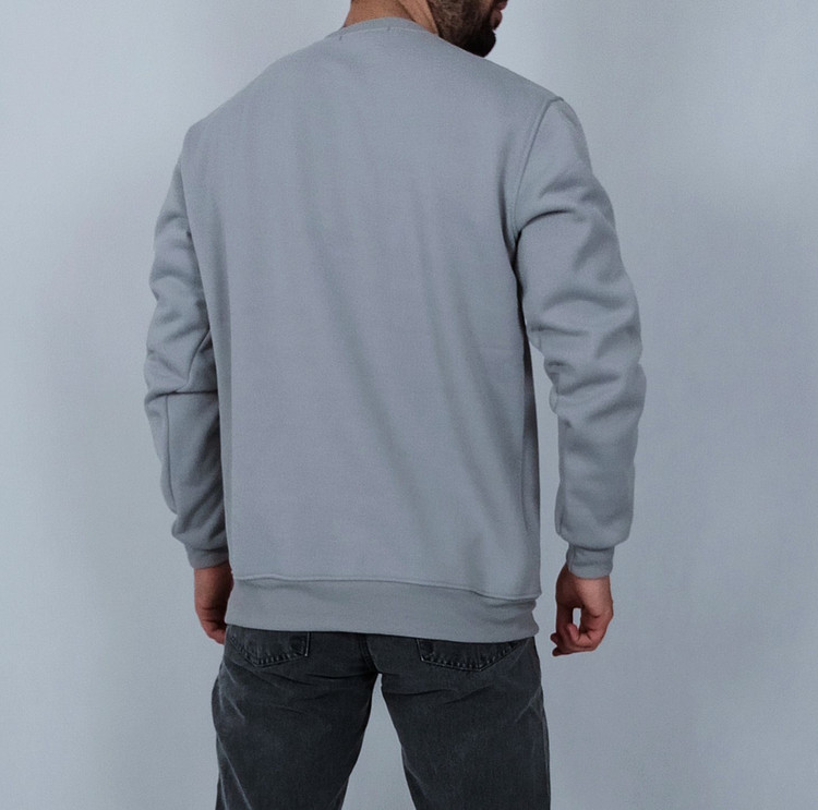 دورس آستین بلند مردانه طوسی طرح ساده