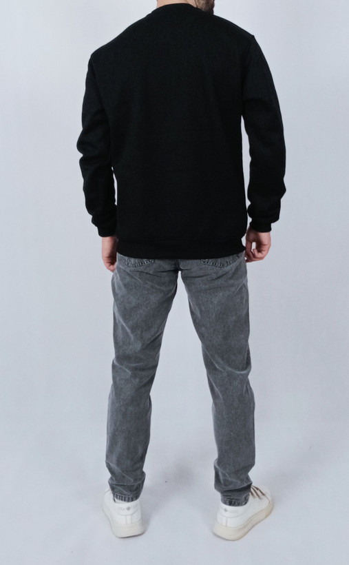 دورس آستین بلند مردانه مشکی طرح ساده