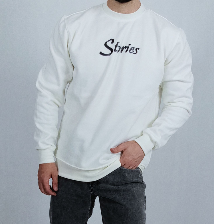 دورس آستین بلند مردانه سفید طرح ساده