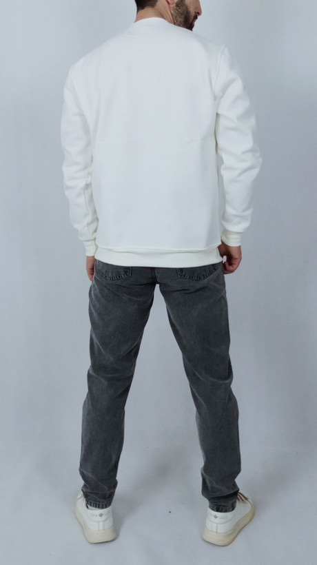 دورس آستین بلند مردانه سفید طرح ساده