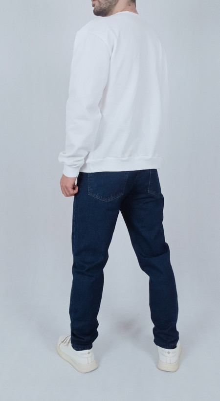 دورس آستین بلند ساده مردانه سفید طرح بالنسیاگا