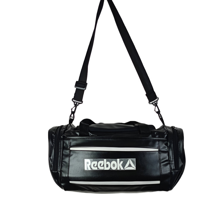 ساک ورزشی مردانه مشکی طرح چرم REEBOK