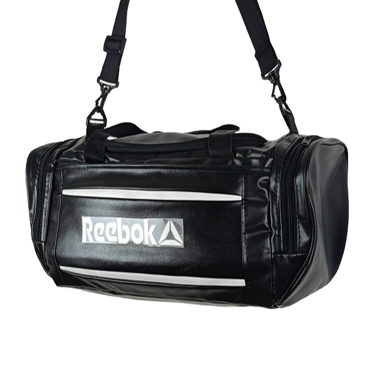ساک ورزشی مردانه مشکی طرح چرم REEBOK