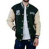 بامبر جکت مردانه سبز طرح ناسا | خرید آنلاین از وایت رز