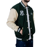 بامبر جکت مردانه سبز طرح ناسا | خرید آنلاین از وایت رز