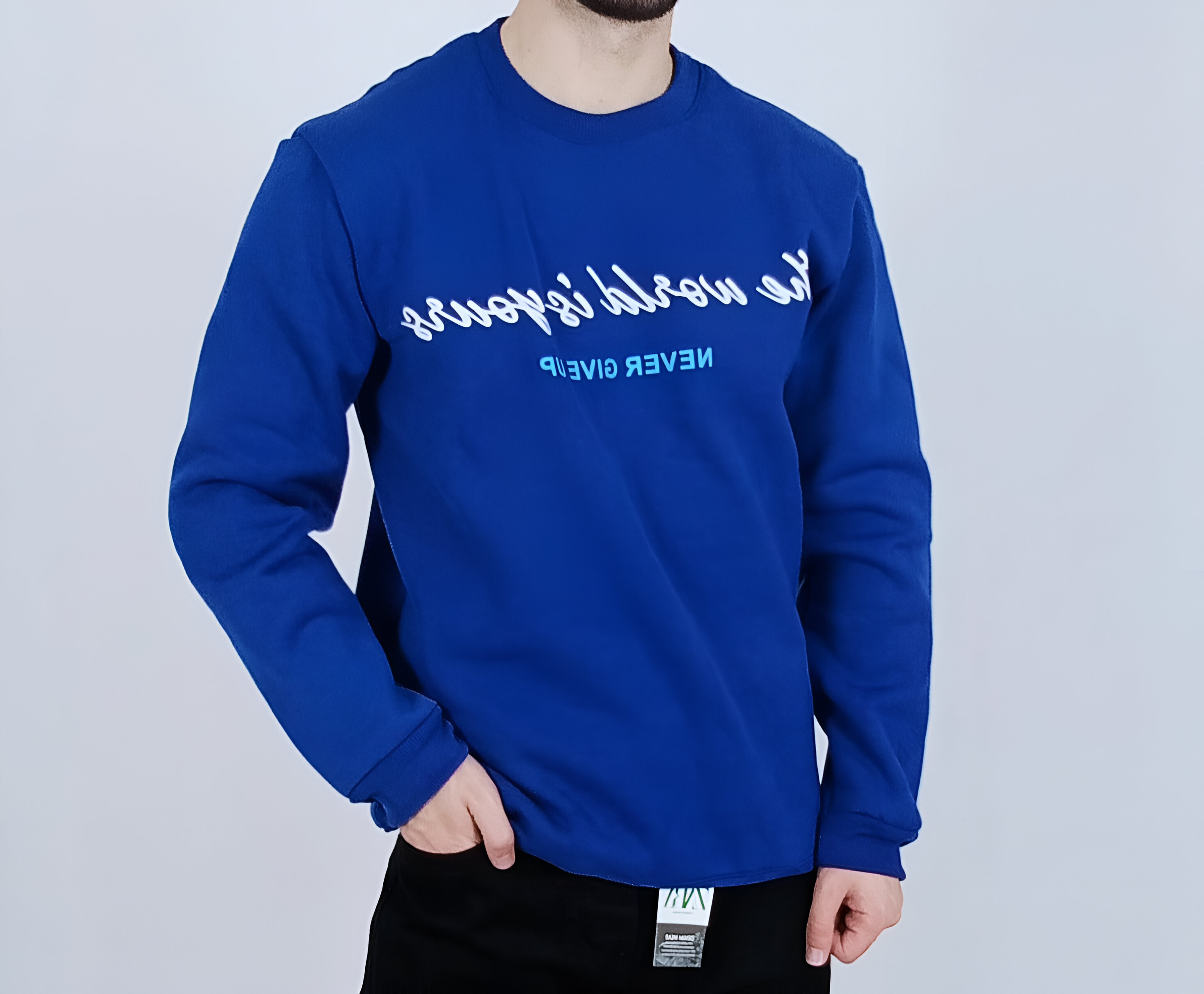 دورس آستین بلند مردانه آبی پررنگ