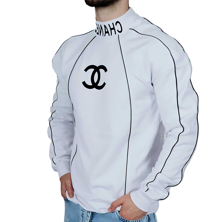 دورس آستین بلند مردانه سفید طرح شب نما