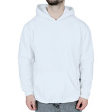 هودی آستین بلند مردانه مشکی سفید طرح ساده