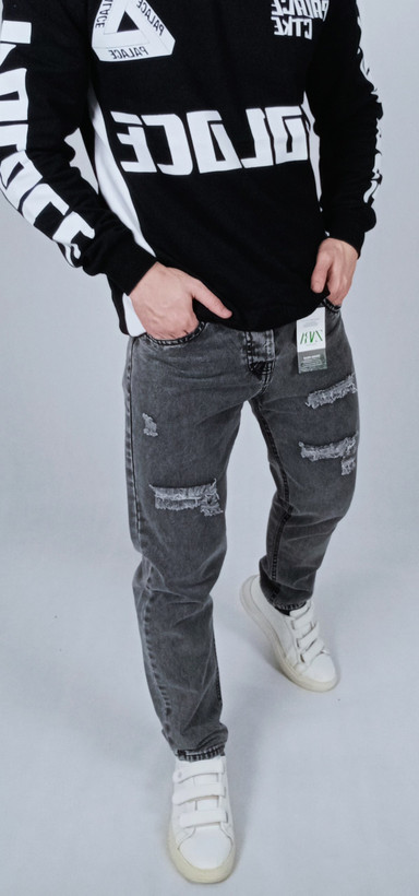 شلوار طوسی زاپدار | خرید از وایت رز