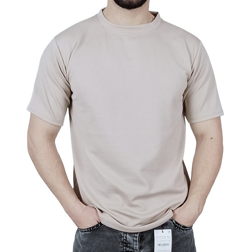 خرید تیشرت بیسکویتی کرم