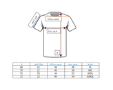 سایز بندی تیشرت آستین کوتاه ساده طوسی تیره طرح بیسکویتی