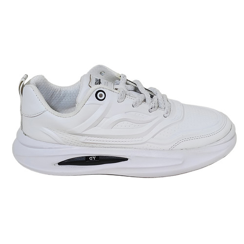 کتانی مردانه لژ دار سفید مدل بوفالو