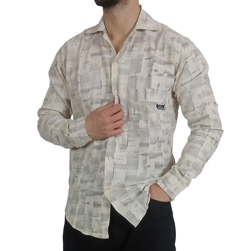 پیراهن آستین بلند مردانه کد 4