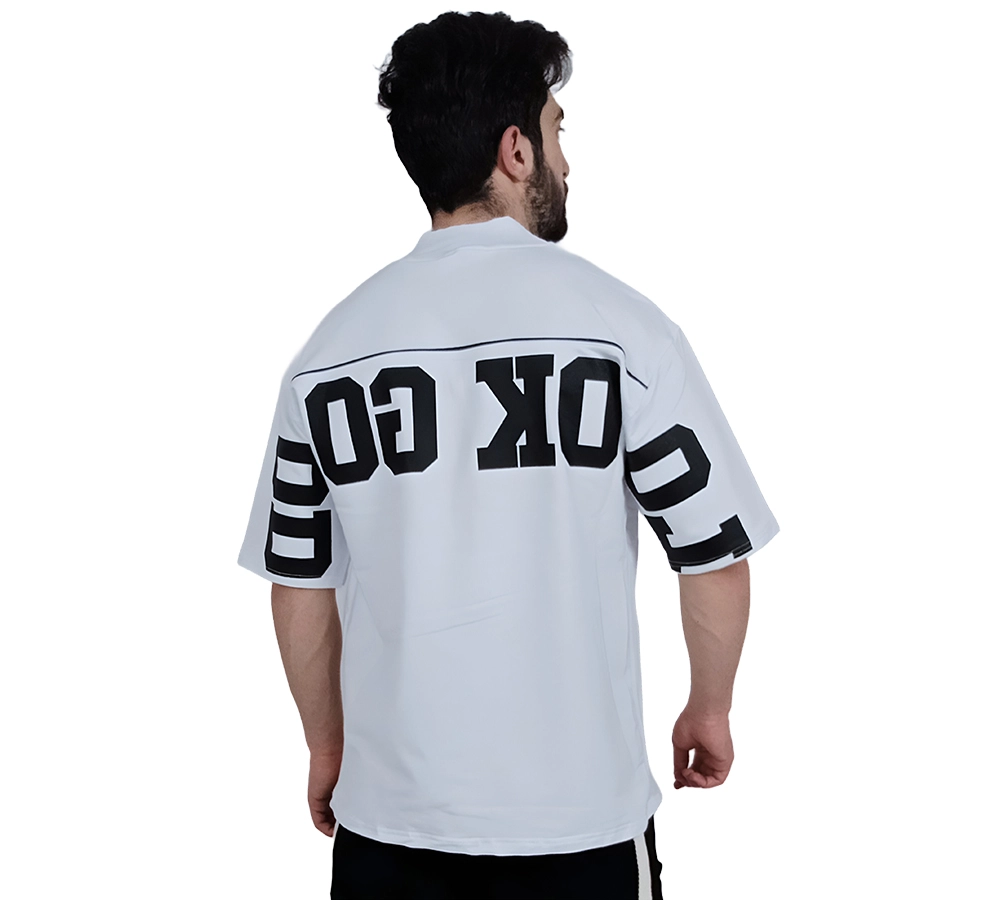 خرید تیشرت آستین کوتاه مشکی طرح گود لاک | خرید تیشرت در خلخال