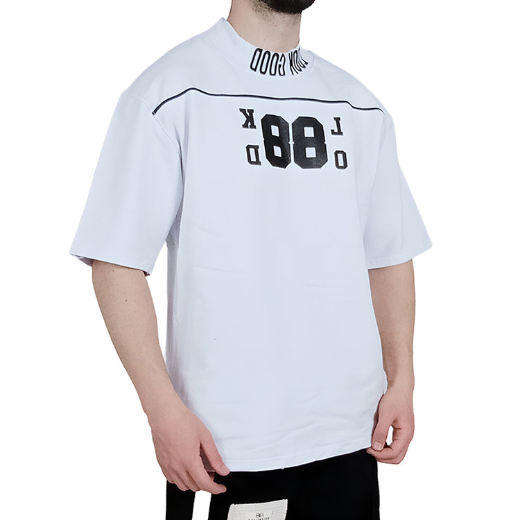 قیمت تیشرت آستین کوتاه مشکی طرح گود لاک | خرید با بهترین قیمت |خرید از وایت رز