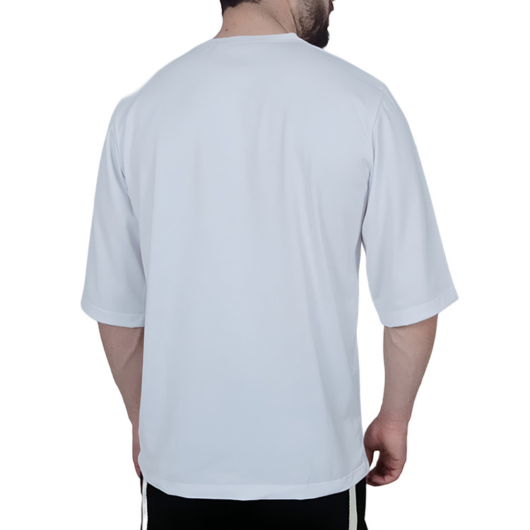 تیشرت آستین کوتاه مردانه سفید طرح ساده | خرید از بوتیک وایت رز