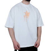 خرید تیشرت آستین کوتاه سفید طرح ستاره | خرید از وایت رز