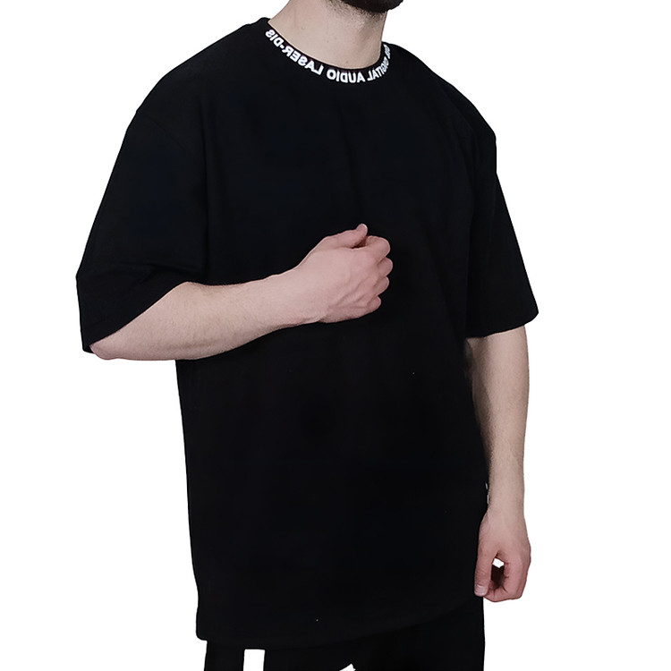 راهنمای خرید تیشرت آستین کوتاه مردانه مشکی طرح نوشته دار