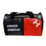 خرید ساک باشگاهی مشکی قرمز طرح چرم | خرید ساک ورزشی اینترنتی