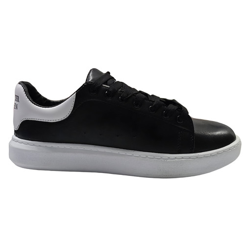 خرید کتانی ونس مردانه مشکی طرح مک کویین