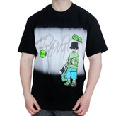 قیمت تیشرت آستین کوتاه مردانه مشکی طرح چاپ