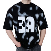 خرید تیشرت آستین کوتاه مردانه مشکی طرح پرنده