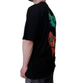 قیمت تیشرت آستین کوتاه مردانه مشکی طرح مارمولک