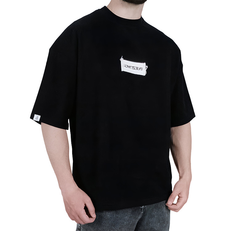 راهنمای خرید تیشرت ساده آستین کوتاه مردانه مشکی مدل قواره باکسی