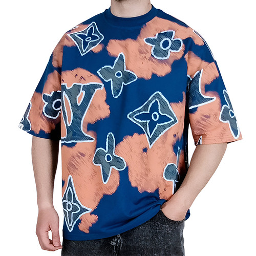 خرید تیشرت آستین کوتاه مردانه ماکان طرح LY