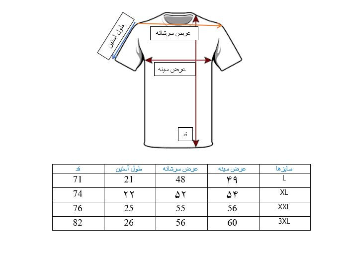 راهنمای سایز بندی