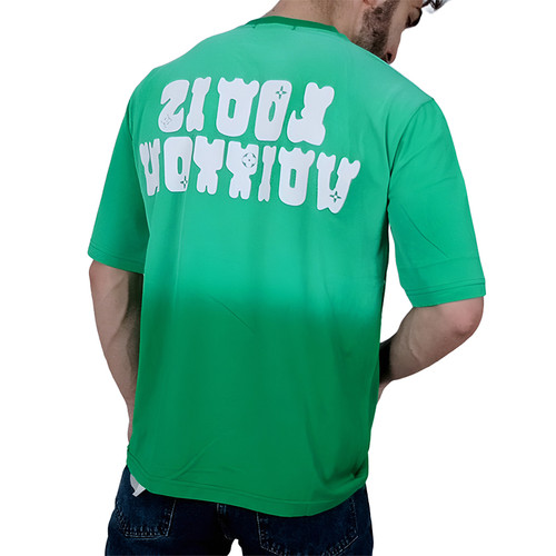 مشخصات تیشرت آستین کوتاه مردانه سبز طرح LV