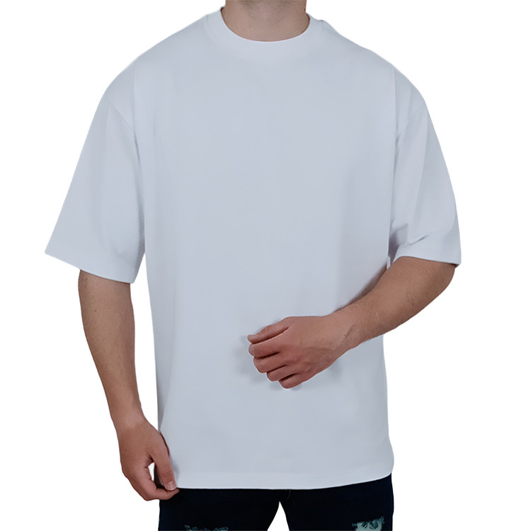 تیشرت ساده آستین کوتاه ماکان سفید کد 1 زیر قیمت بازار