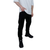 خرید شلوار جین مردانه مشکی مام فیت طرح ساده