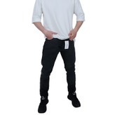 خرید شلوار جین مردانه زغالی مام فیت طرح ساده