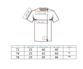 راهنمای سایز بندی تیشرت LY