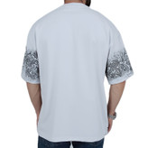 تیرشت سفید طرحدار| خرید تیشرت از وایت رز