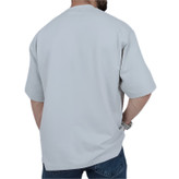 تیشرت ساده آستین کوتاه مردانه استخوانی طرح بیسیک | انواع تیشرت ساده در وایت رز