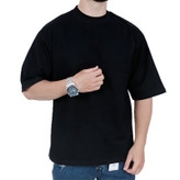 تیشرت ساده آستین کوتاه مردانه مشکی طرح بیسیک | تیشرت مناسب محرم