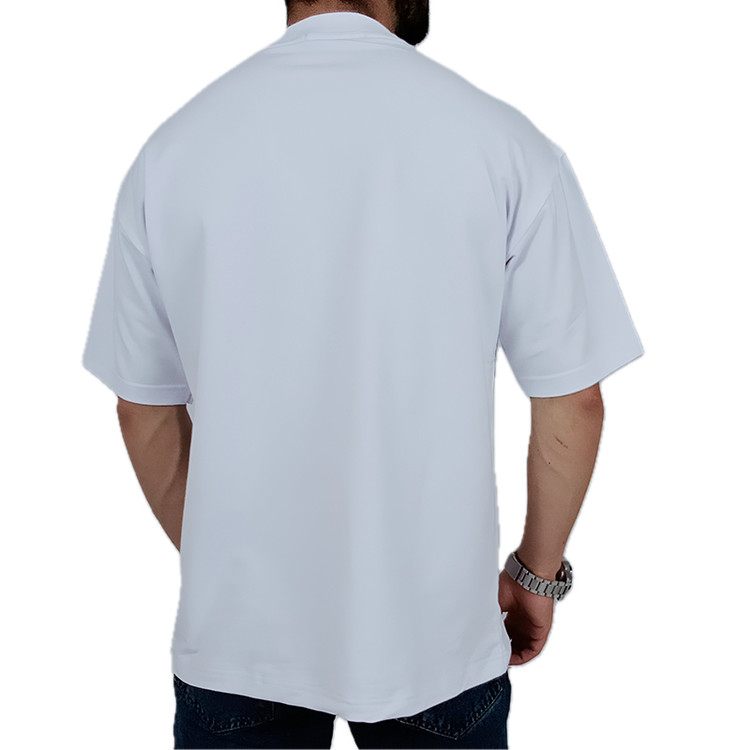 تیشرت ساده آستین کوتاه مردانه سفید طرح بیسیک | تیشرت اندامی سفید