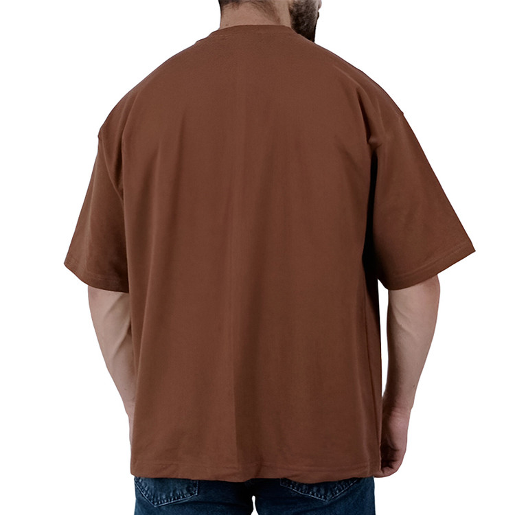 تیشرت قهوه ای بیسیک