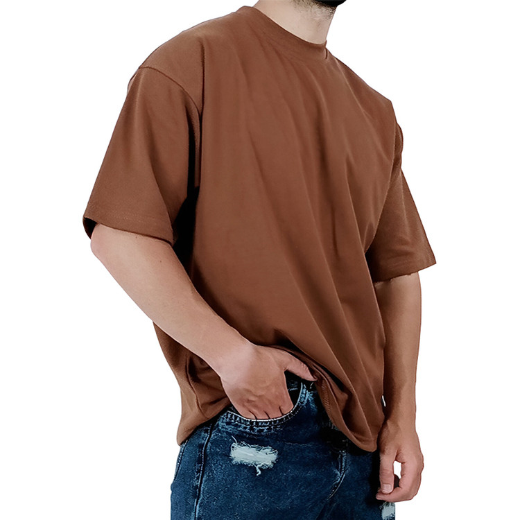 خرید تیشرت قهوه ای از اینترنت