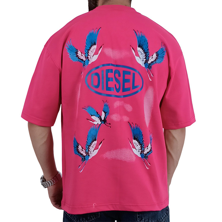 تیشرت پرنده | تیشرت صورتی پرنده